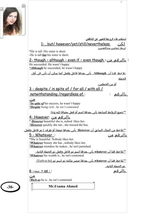 English Grammar - قواعد اللغة الانجليزية