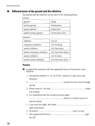 Grammar practice for upper intermediate students