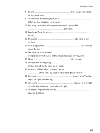 Grammar practice for upper intermediate students