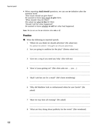 Grammar practice for upper intermediate students