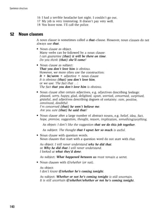 Grammar practice for upper intermediate students