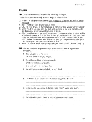 Grammar practice for upper intermediate students