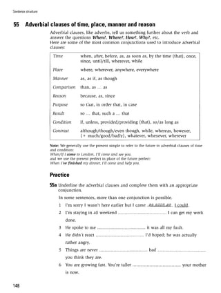 Grammar practice for upper intermediate students