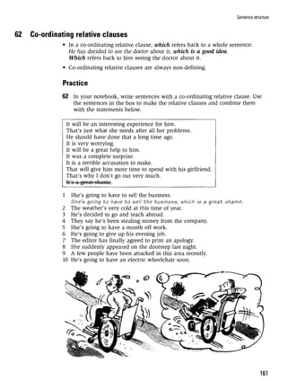 Grammar practice for upper intermediate students