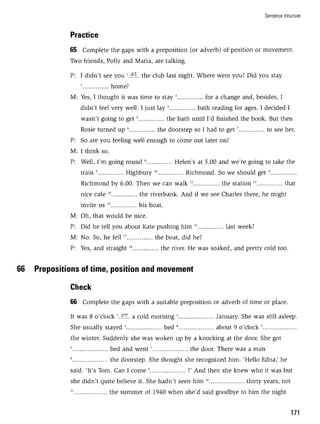 Grammar practice for upper intermediate students