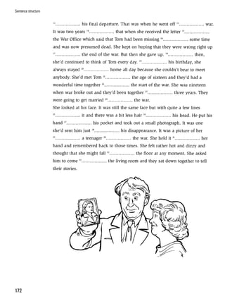 Grammar practice for upper intermediate students