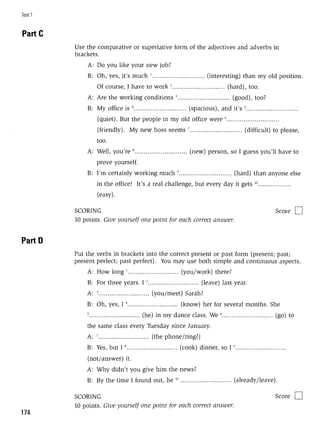 Grammar practice for upper intermediate students