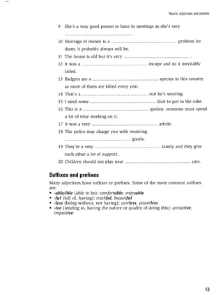 Grammar practice for upper intermediate students