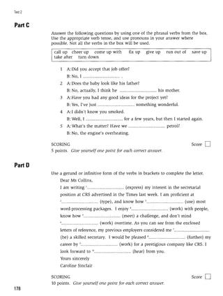 Grammar practice for upper intermediate students