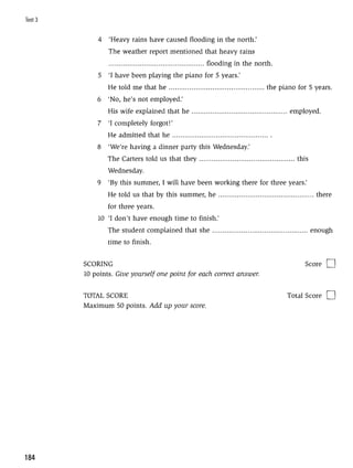 Grammar practice for upper intermediate students