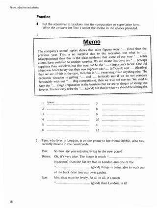 Grammar practice for upper intermediate students