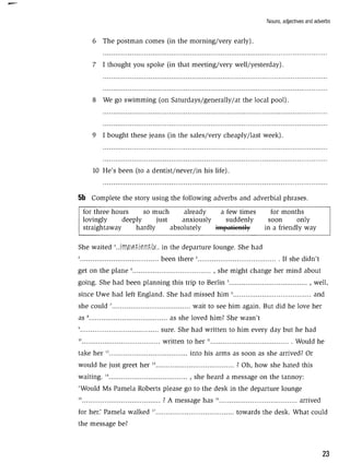 Grammar practice for upper intermediate students