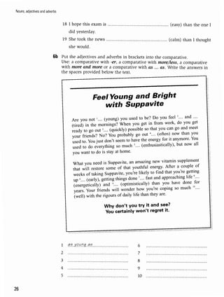 Grammar practice for upper intermediate students