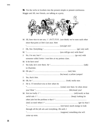 Grammar practice for upper intermediate students