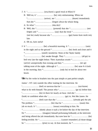 Grammar practice for upper intermediate students