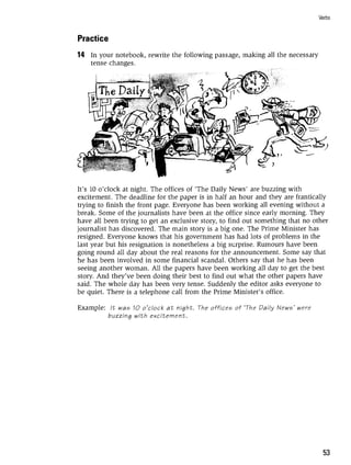 Grammar practice for upper intermediate students