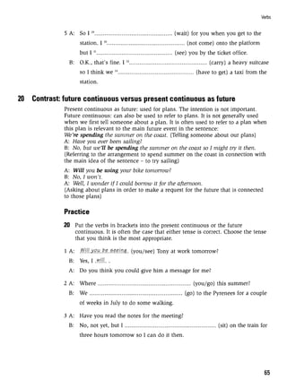 Grammar practice for upper intermediate students