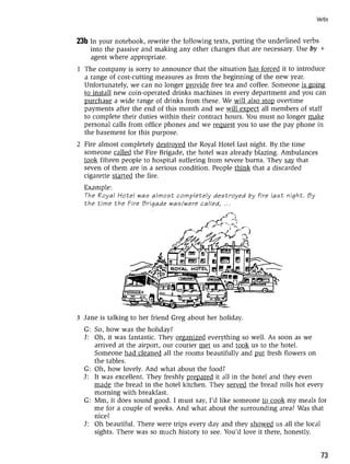 Grammar practice for upper intermediate students