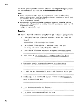 Grammar practice for upper intermediate students