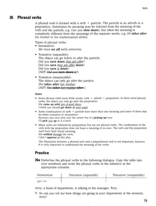 Grammar practice for upper intermediate students