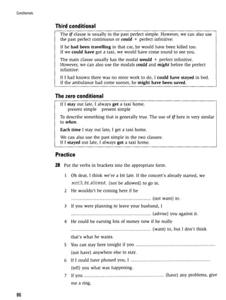 Grammar practice for upper intermediate students