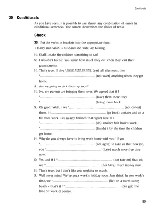 Grammar practice for upper intermediate students