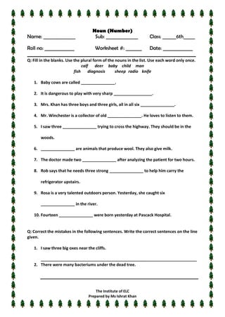 Grammar practice pack (Grades 6 to 8) | PDF