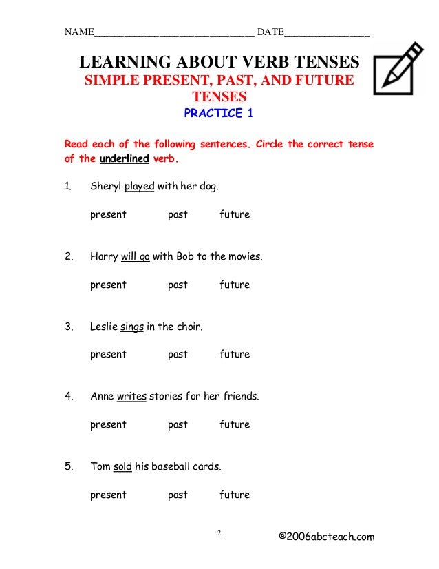 Grammar simpleverbtenses