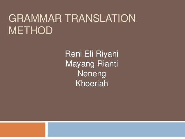 essays on grammar translation method essays on grammar translation method