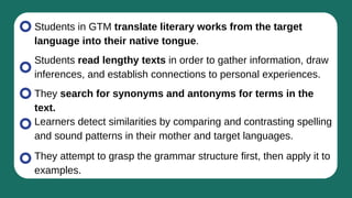 Grammar Translation Method | PDF