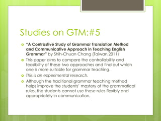 Grammar translation method | PPTX