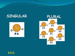 SINGULAR PLURAL
BACK