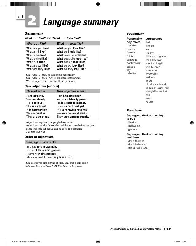 Grammar Unit 2