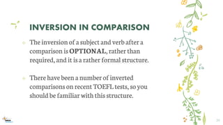 Grammar Inversion_Introduction to TOEFL TEST | PDF