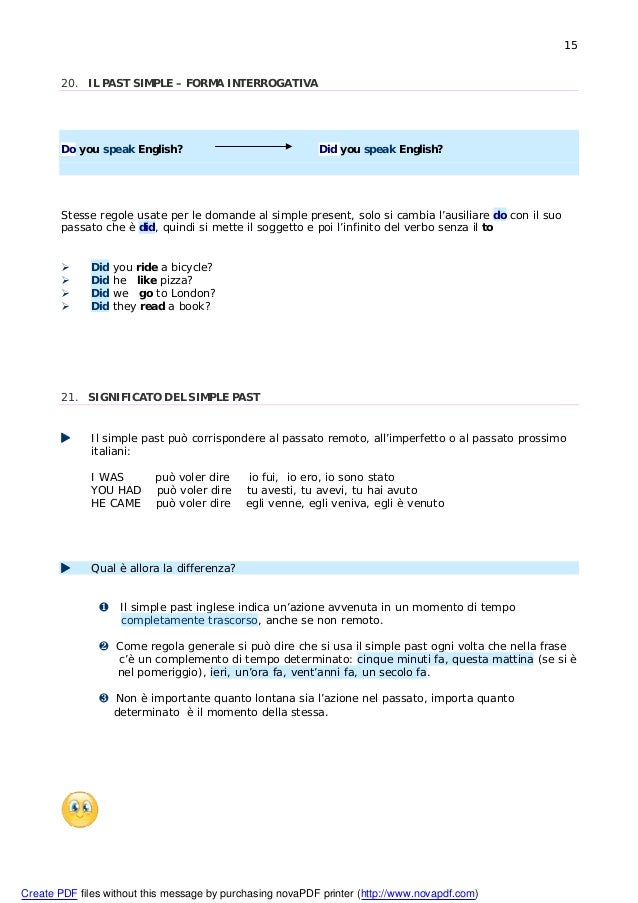 Grammatica Inglese Beginners And Elementary Parte Ii