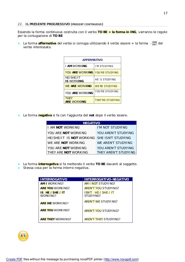 Grammatica Inglese Beginners And Elementary Parte Ii