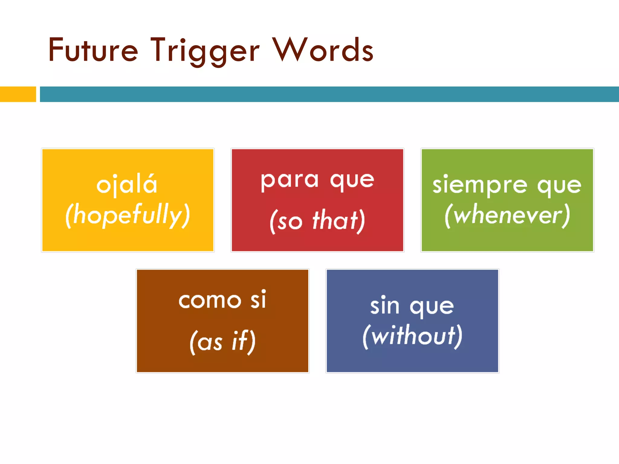 Future Trigger Words 