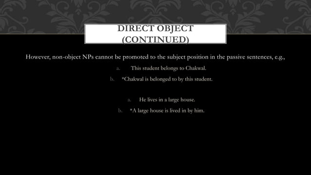 Grammatical functions | PPTX