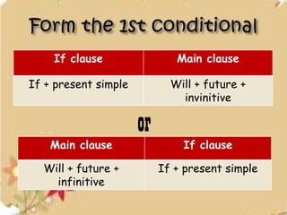 Grammer ( conditional sentences ) international class stain salatiga | PPTX