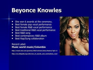 Grammy Awards 2010 | PPT