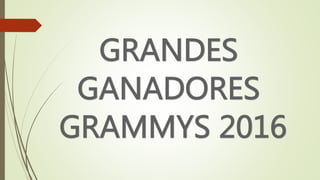 Grammys 2016 blog