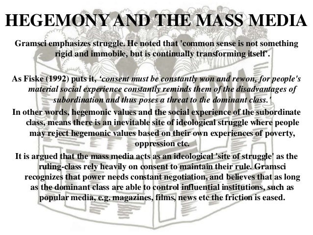 gramscis theory of cultural hegemony cultural hegemony