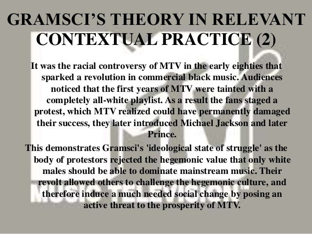 gramscis theory of cultural hegemony cultural hegemony