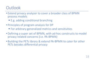 Differential Privacy Analysis of Data Processing Workflows | PPTX