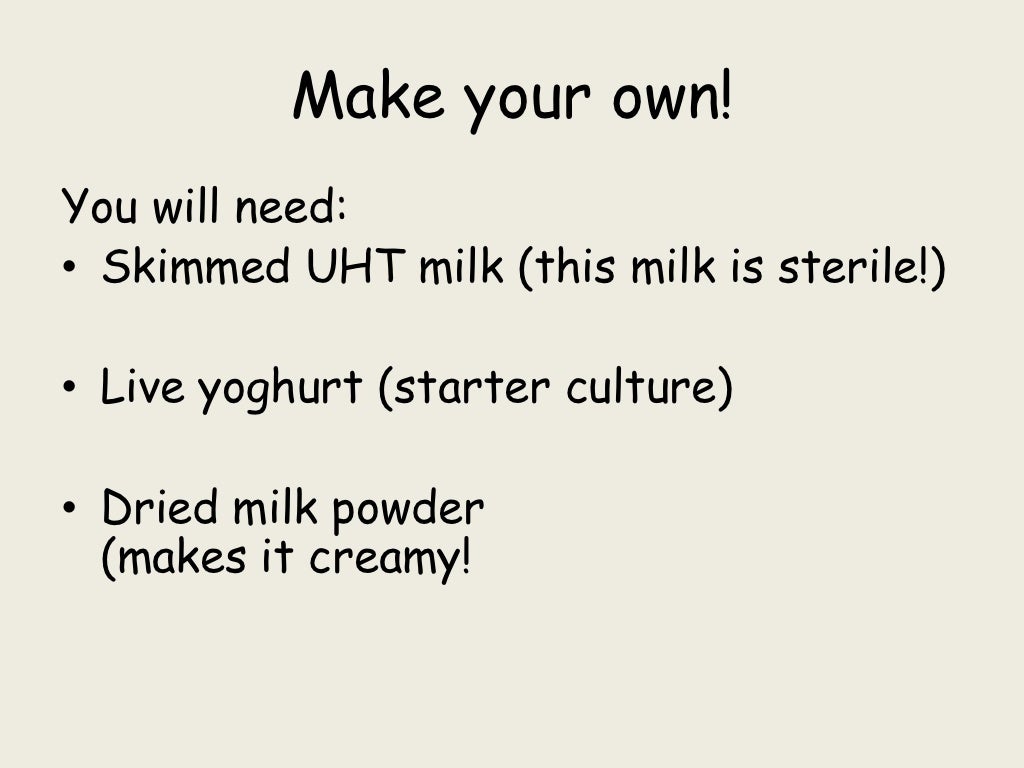 Grams staining and yoghurt making