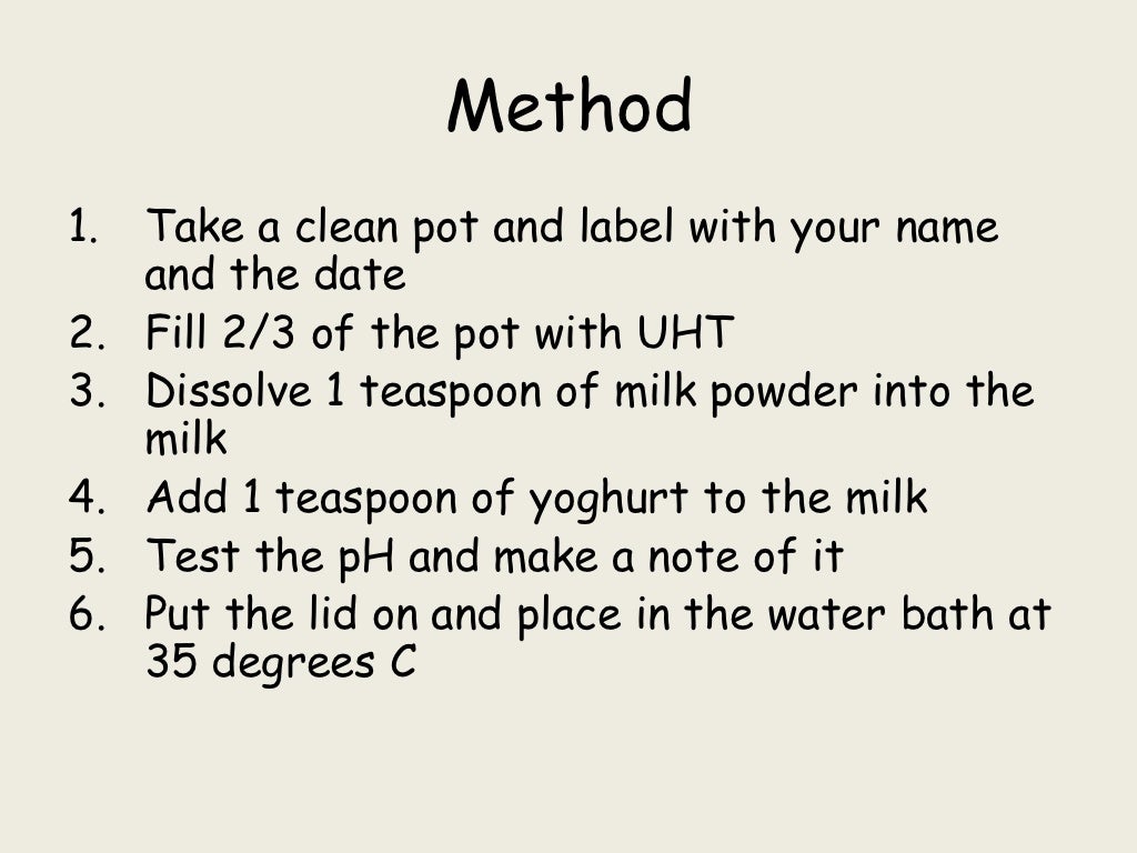 Grams staining and yoghurt making