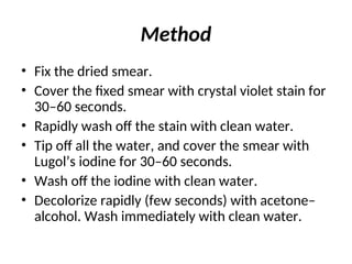 Muhammad ali mushtaq Gram Stain lecture.ppt