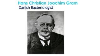 Hans Christian Joachim Gram
Danish Bacteriologist
 