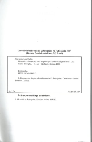 Gramática   travaglia