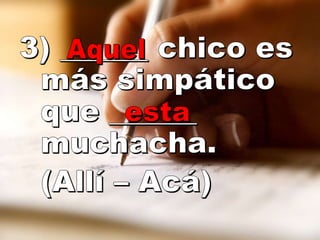 Gramática demostrativos